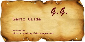 Gantz Gilda névjegykártya